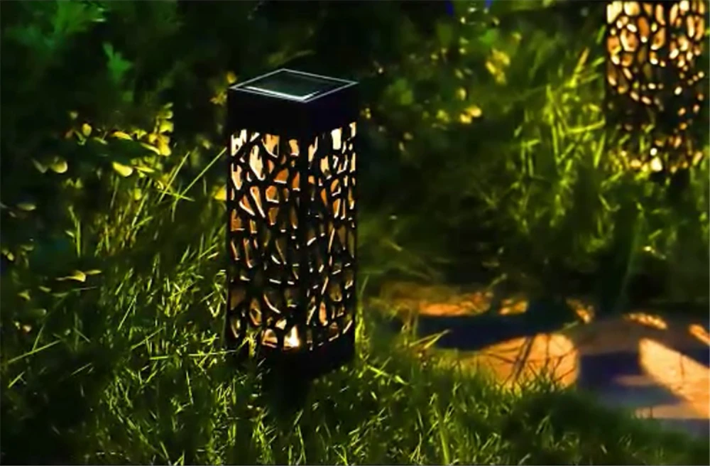 Solar para Decoração de Jardim ao ar Automáticas para Pátio Movida a Energia Luz de Led Livre Gramado Luzes Quintal Jardim Lâmpada Noturna Solar 8 Peças Led 13 automáticas para pátio, quintal, jardim, lâmpada noturna