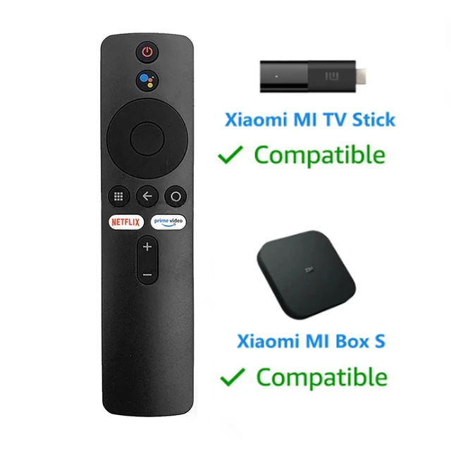 Remote Control for Xiaomi Mi TV Stick/MI Box 4S 4K, Replacement Remote  Control for Xiaomi Mi TV Stick with Bluetooth and Voice Control