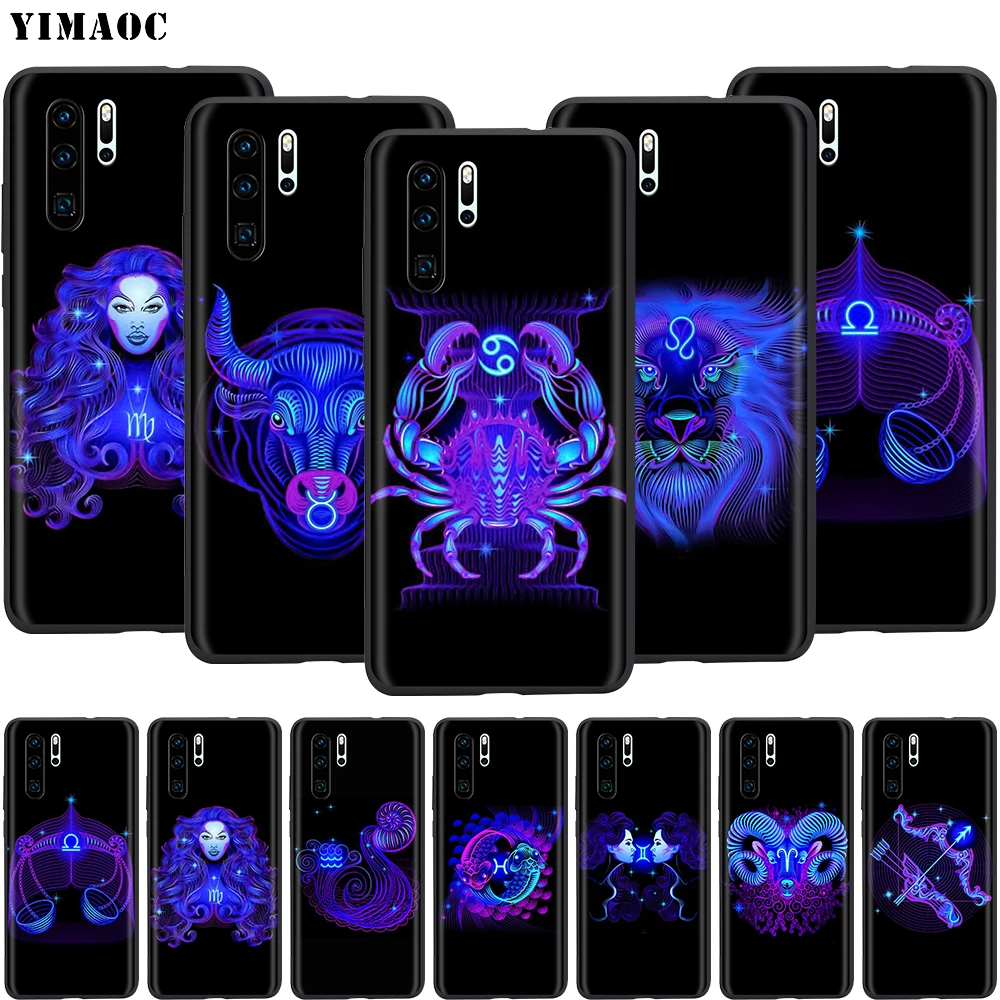 Силиконовый чехол YIMAOC со знаками Зодиака для Huawei Honor 6a 7a 7c 7x8 9 10 Lite Pro Y6 2018 2017