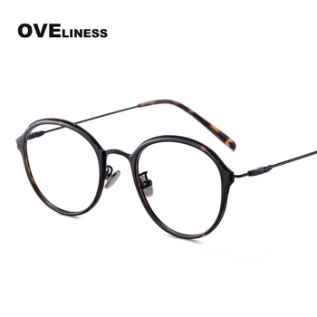 

2020 Retro Round eye glasses frame for Women tr90 Optical eyeglasses transparent myopia prescription clear lens glasses eyewear