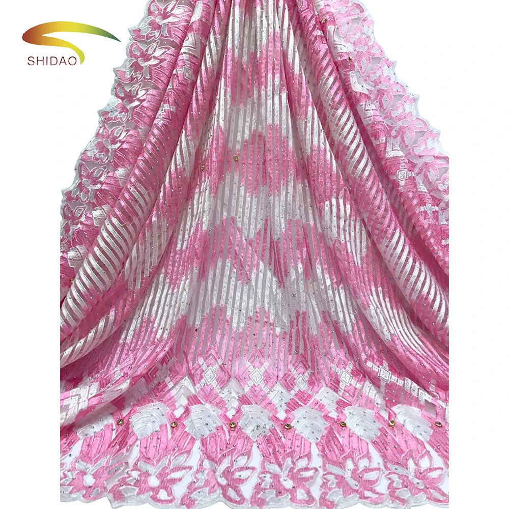 Новое поступление индийские французские Вышитые розовые вечерние платье с кружевами со стразами