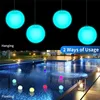 1/6PC Floating Garden Ball Light Swimming Pool Lights 16Color   Waterproof Lawn Lamp Pool Toy Outdoor Party Wedding bar Decor 4