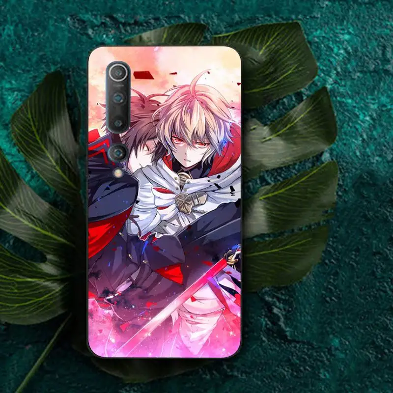 RuiCaiCa Owari No Seraph Phone Case for RedMi note 7 8 9 6 5 4 X pro 8T 5A xiaomi leather case color