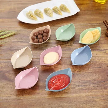

Kitchen Food Sauce Dish Sauce Seasoned Mustard Wheatgrass Bowl sauce Saucer Small vinegar taste board snack plate