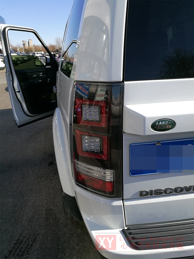Автомобильный Стайлинг для 2004-2013 лет для Land Rover для обнаружения светодиодный задний фонарь задний светильник темно-красный