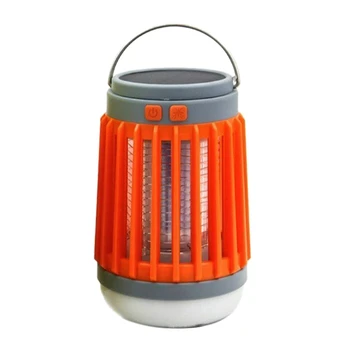 

Solar Mosquito Killer Lamp Outdoor LED Fly Insect Zapper Trap Lamp Camping Light