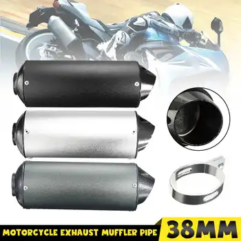 

Motorcycle Exhaust Muffler Pipe with Clamp 38mm for 125cc 150cc 160cc Dirt Pit Bike ATV For Honda For Yamaha for Kawasaki