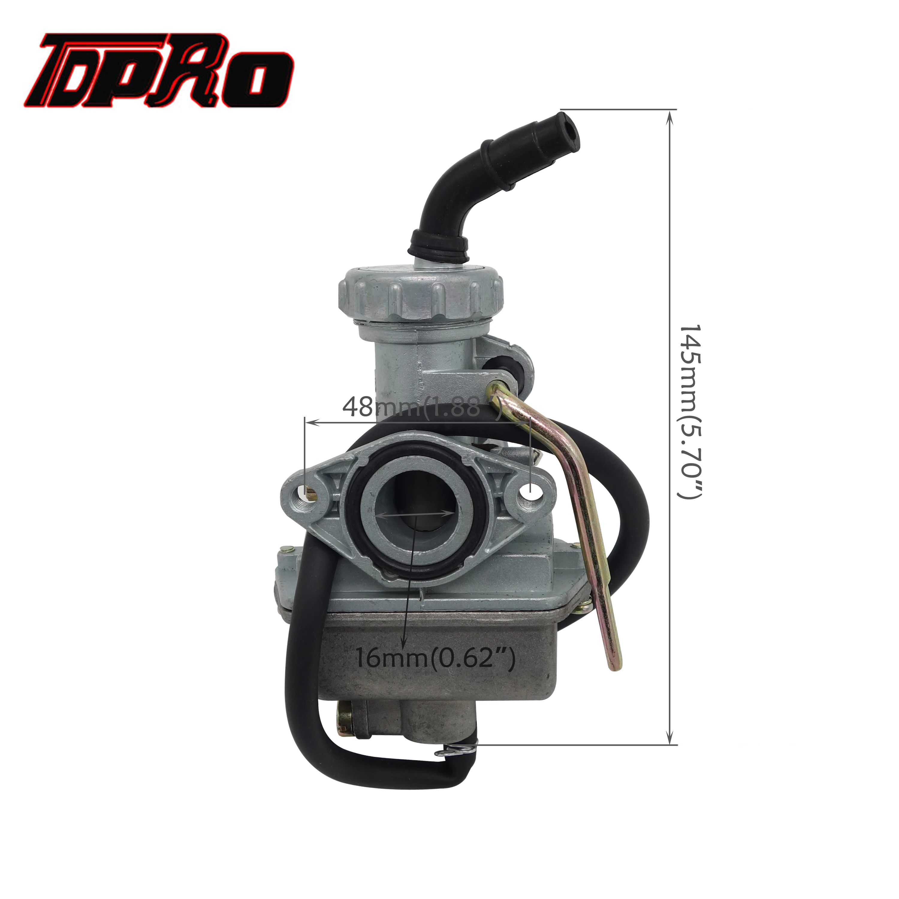 TDPRO PZ16 16 мм Карбюратор ПОДХОДИТ для мотоцикла ATV Dirt Pit Bike 50CC 70CC 90CC 110cc Taotao sunl Roketa Kazuma