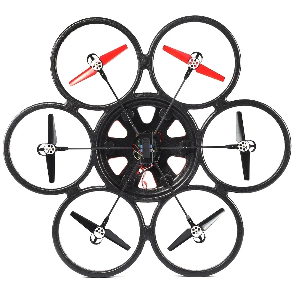 80X80X11,7 см большой WLtoys V323 дроны 2,4 г 4CH 6-Axis Gyro RC Квадрокоптеры дистанционного Управление гексакоптер летающая тарелка беспилотный игрушки