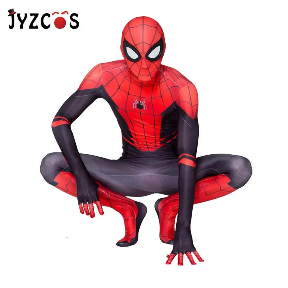 JYZCOS/колготки с героями мультфильма «Человек-паук»; костюм супергероя для костюмированной вечеринки; костюм Человека-паука; комбинезоны; костюм на Хэллоуин