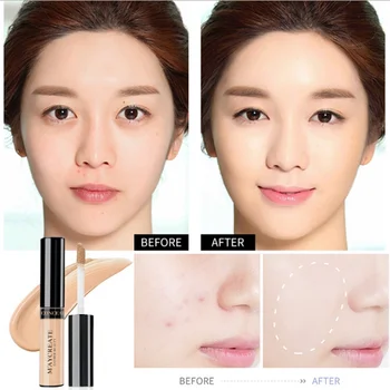 

Makeup Concealer Foundation Cream Full Coverage Brighten Face Eye Hide Blemish Base Primer Facial Maquiagem 3Colors d1