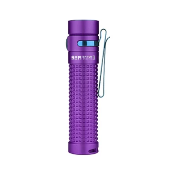

New Olight S2R Baton II Purple 1150-lumen 3200mAh 3.6V 18650 battery (included) flashlight