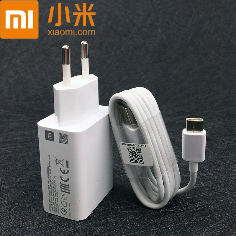 Оригинальное быстрое зарядное устройство Xiaomi mi 9 SE qc 3 0 адаптер питания для