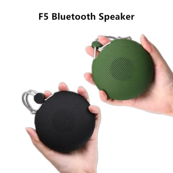 

SULEIYI Portable Mini F5 Bluetooth Speaker Outdoor Wireless Loudspeaker Sound Box Stereo Music Surround IPX4 Waterproof Speakers