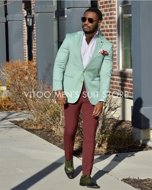 Khaki Pant Fashion Men Suits/Casual 