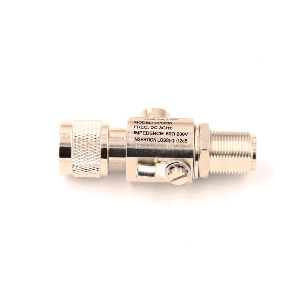 

JIASIDA SP3000 Lighting Arrester /Coaxial Protector Connector N Male- Female Antenna & Mobile Radio Protector