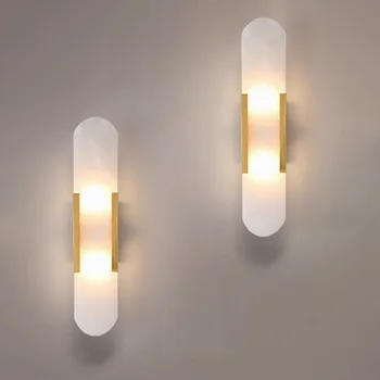 

nordice led wall light wood corridor dining room bedroom luminaria de parede lampara pared