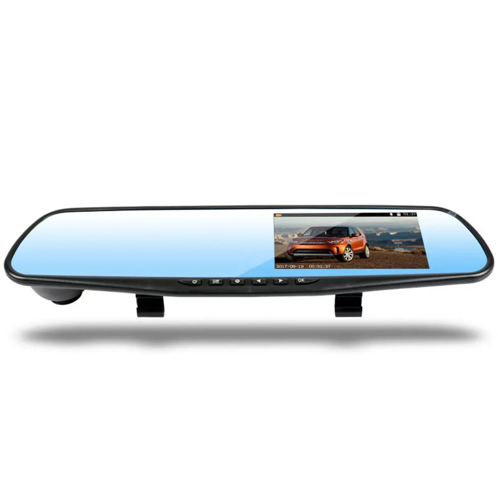 

New 4.3 Inch Driving Recorder Hd 1080P Night Vision Rearview Mirror Driving Recorder Reversing Image 1 Set