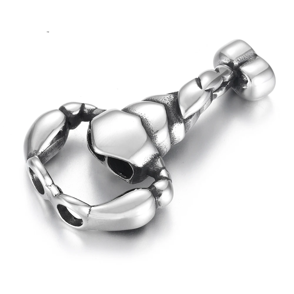 

Stainless Steel Connectors Scorpion Shaped Double Hole 5mm Polished for DIY Bracelet Connector Jewelry Making Parts Supplies