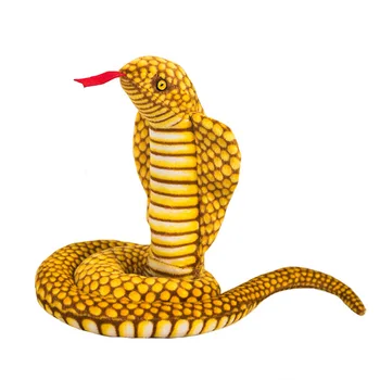 Piękny symulacja wąż pluszowe zabawki Giant wąż Cobra zwierzęta python miękkie wypchane lalki Bithday prezenty zabawki dla dzieci Home Decor tanie i dobre opinie CN (pochodzenie) Tv movie postaci 13-24m 25-36m 4-6y 7-12y 12 + y 18 + Genius poduszka Miękkie i pluszowe Unisex Animals