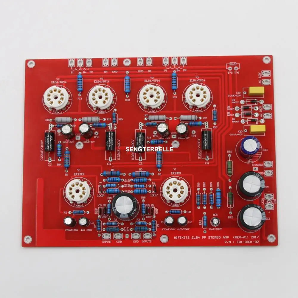 

Плата усилителя Hifi EL84 Stereo Push-Pull/комплект, Классическая плата предусилителя с трубкой
