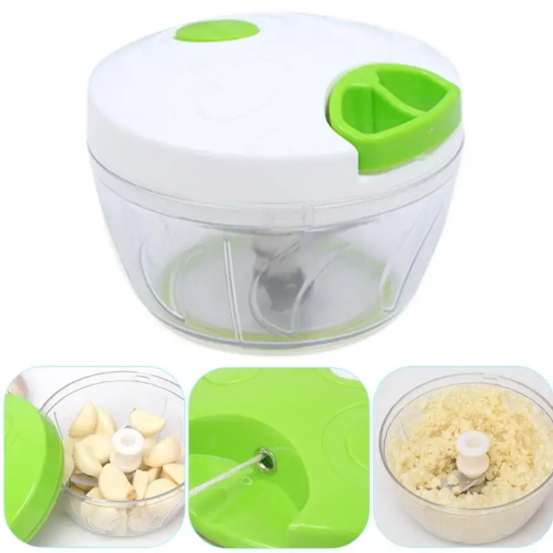 

Portable Manual Meat Grinder Food Chopper Stainless Steel Hand Pull Mincer Mixer Blender Fruit Garlic Nuts Mixer Processors