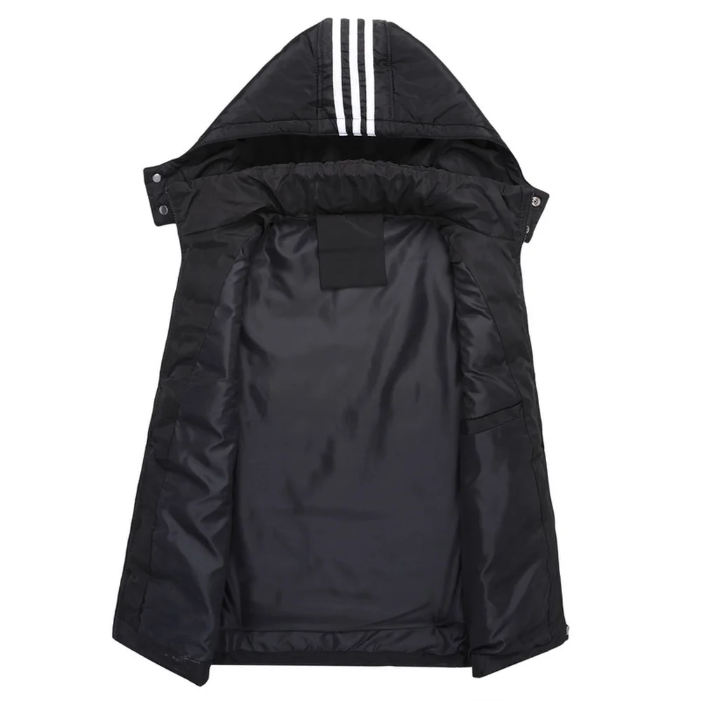 Mężczyźni zima Plus duży rozmiar 7xl kamizelka kapelusz odpinany kamizelka ciepłe zagęścić kurtki bez rękawów rozładunek płaszcz z kapturem dla mężczyzn Unisex 3 Mężczyźni zima Plus duży rozmiar 7xl kamizelka kapelusz odpinany kamizelka ciepłe zagęścić kurtki bez rękawów rozładunek płaszcz z kapturem dla mężczyzn Unisex 3