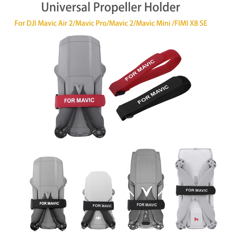 2pcs Propeller Stabilizers Fix Holder Velcro Fixing Strap 20x380mm For DJI Mavic Air 2/Mavic Mini/Mavic Pro/Fimi X8SE | Электроника