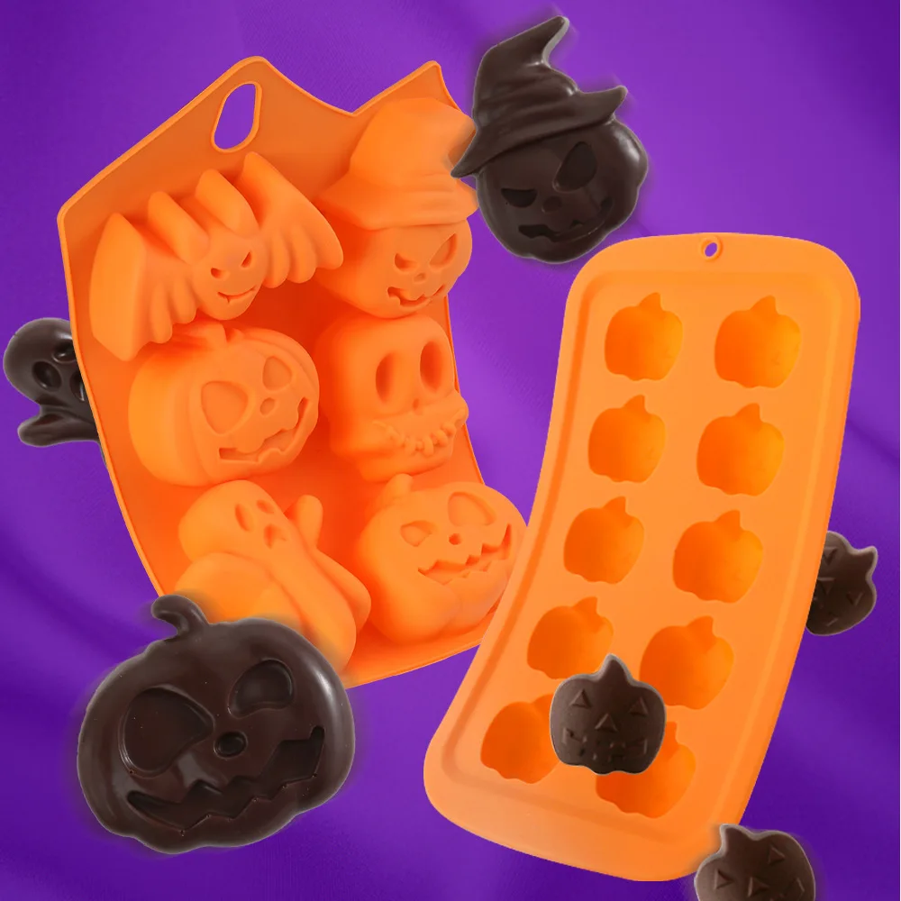 Silicone Mold Chocolates Halloween - Silicone Molds Baking Pan Pastry  Chocolate - Aliexpress