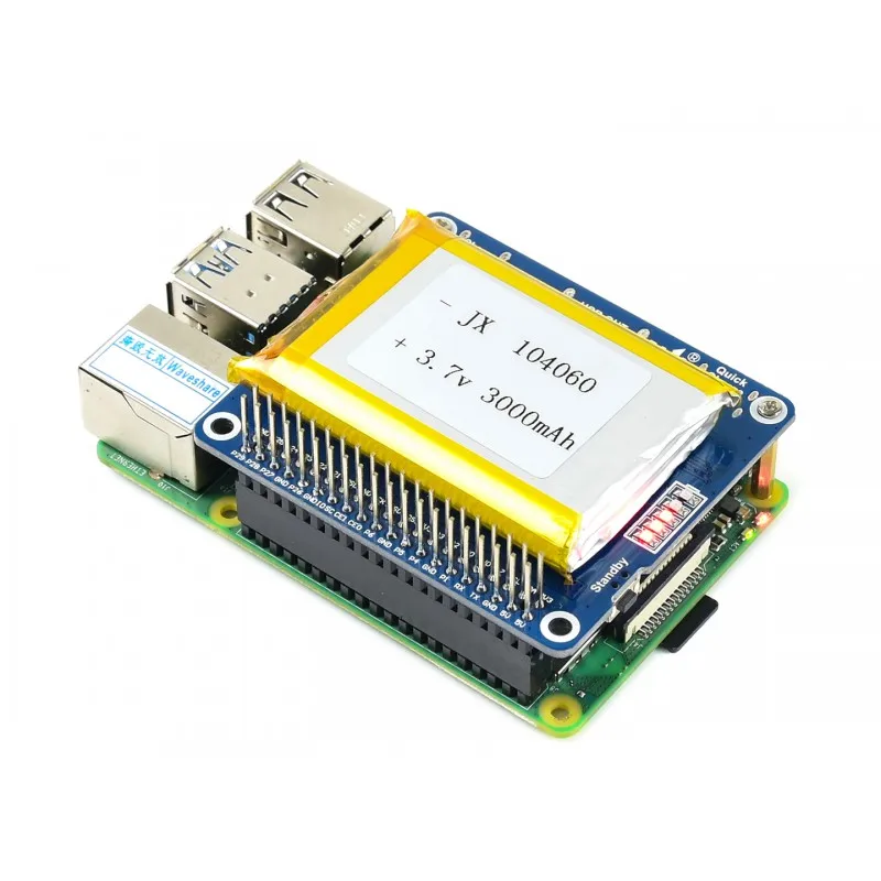 Raspberry Pi Li polymer Battery HAT SW6106 блок питания со встроенными защитными