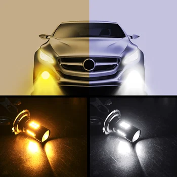 

LED Fog Lights Bulb Car Running Light H7 H8 H11 9005 9006 LED Lights 12V 3030 21SMD 1200LM 6000K Auto Car Headlight 1 Pair