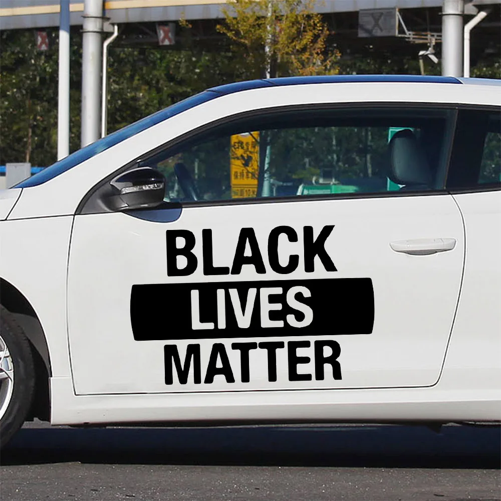 

BLACK LIVES MATTER Auto Stickers On The Car Funny Sticker On Car Stickers And Decals Rear Window Vinyl Car Styling