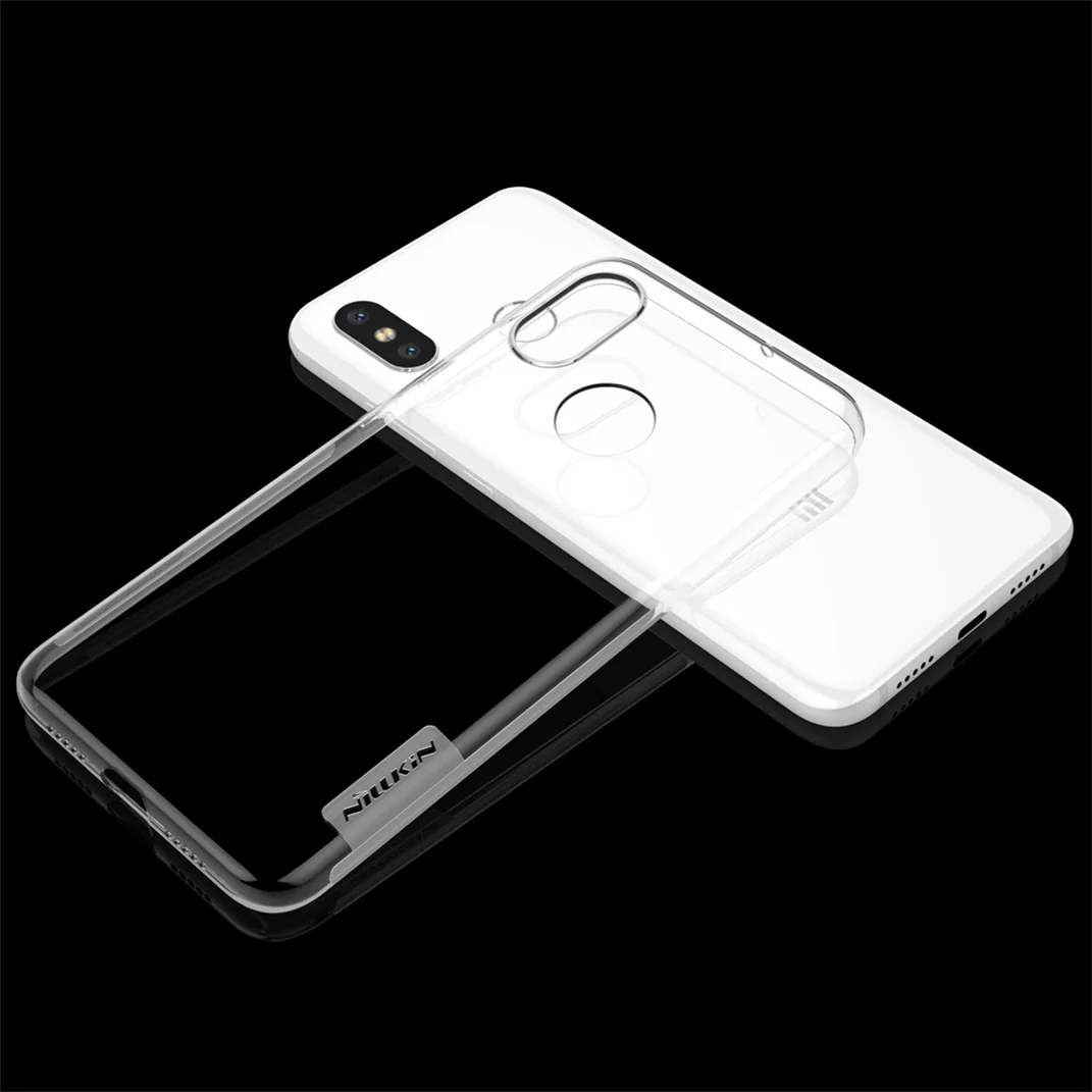 Чехол Nillkin для Xiaomi Mi 8 6X A2 SE натуральный прозрачный мягкий Силиконовый ТПУ