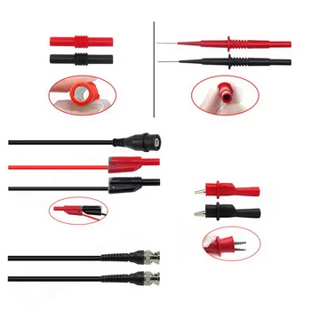 

NEW ARRIVAL Banana plug public alligator clip test hook broken wire hook multimeter probe stick test kit