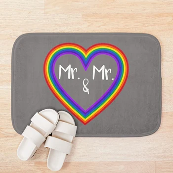 

Equality Mr. and Mr. Gay Marriage Bath Mat Rug Doormat Floor Mat Carpet Home Carpet Hotel Living Room Floor Mats Anti Slip