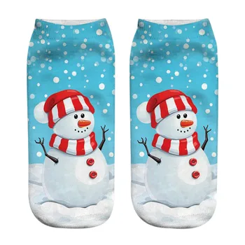 

Best Selling Unisex Christmas Socks Funny 3D Fashion Printed Casual Cute Low Cut Ankle Socks Drop Shopping Calcetines Meias Wd3