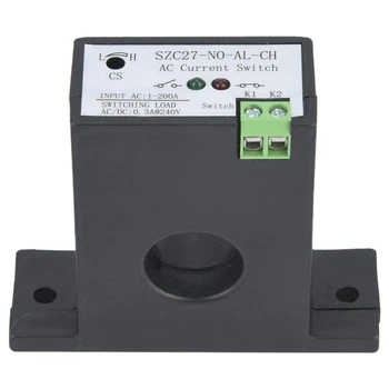

SZC27-NO-AL-CH Self Supply Adjustable Normally Open AC Current Sensing Switch AC 1-200A