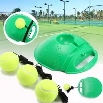 

Self Training Tennis Ball Trainer,Tennis Trainer Set Rebound Baseboard,Tennis Training Tool Exercise Tennis Ball Self-study