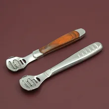 

1 Pcs Leathercraft Tools Stainless Steel Thin Cowhide Leather Carving A Pedicure Scraping Shovel Knife Plane Skin Diy Tools