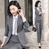 Formal wear women's suits business women's 2022 autumn new business fashion Korean temperament overalls suit suit ► Photo 3/6