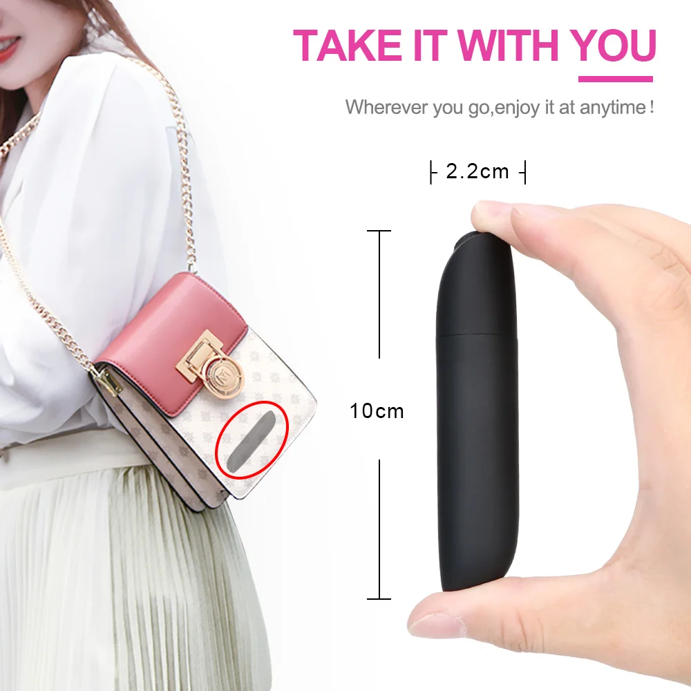 Masturbatore femminile, punto G, prodotti per adulti, stimolatore del clitoride, 19 velocità, mini vibratore a proiettile per donne_voghion.com