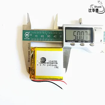 

3,7V lithium polymer battery 104050 2400MAH Tablet PC navigation mobile power GIY