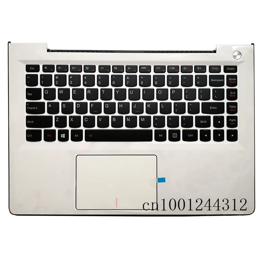 

w/Backlit New for Lenovo Ideapad 500S-13ISK 300S-13ISK U31-70 US palmrest case Keyboard Cover w/ touchpad white 5CB0J30971