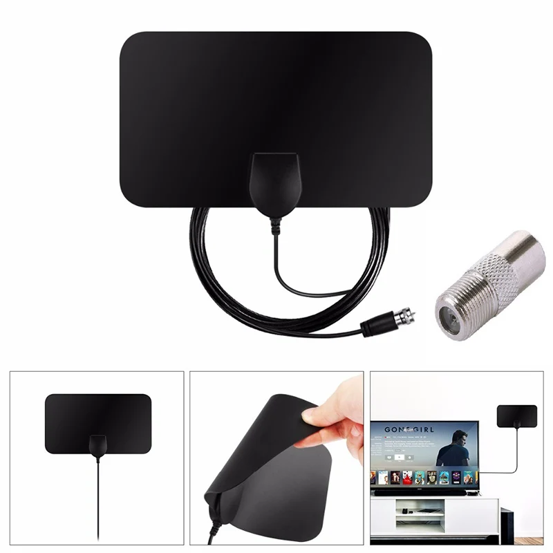 TV Fox HD Digital DTV Indoor TV Antenna TVFox HDTV Antena DVB-T DVB-T2 VHF UHF ISDB ATSC DVB Signal Receiver indoor digital tv antenna 800 mile radius dvb t2 isdb tb satellite dish signal receiver white tv antenna