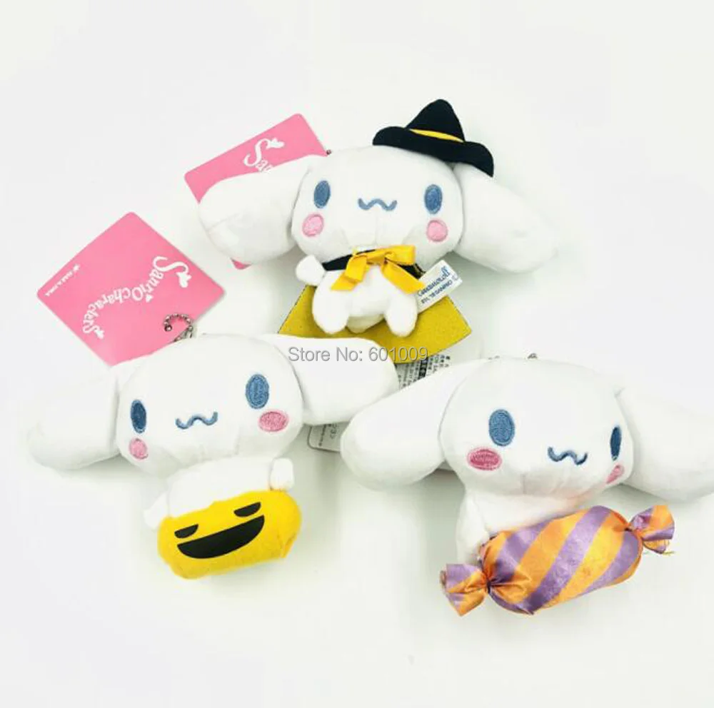 10/лот 3 вида стилей Хэллоуин Cinnamoroll 10 см плюшевый брелок чучело кукла детский подарок Розничная торговля