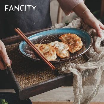 

FANCITY Japanese ceramic bowl creative salad bowl fried rice bowl home fruit bowl Japanese cuisine restaurant special-shaped per