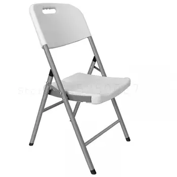 

9999 Folding Chair Simple Meeting Leisure Dining Chair Office Computer Backrest Chair Portable Plastic Stool Household Chair