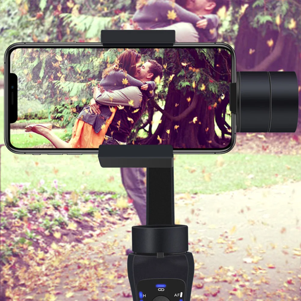 

Adjustable Angle For Smartphone Handheld Gimbal 3 Axis Indicate Light Stabilizing USB Charging Bluetooth Universal Photography