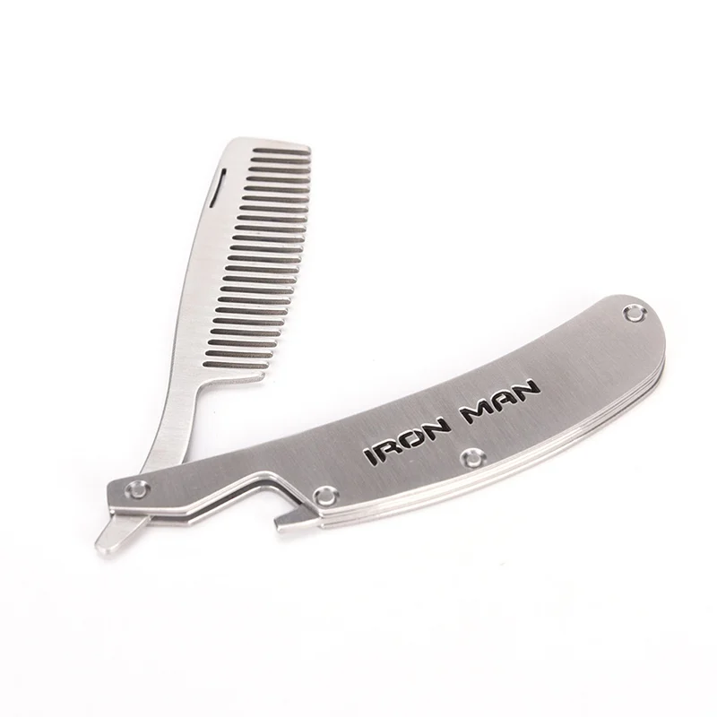 

DAFT Foldable Metal Comb For Men Comb 'Limited Edition'. The Ultimate Tool For Your Hair, Beard And Beer New