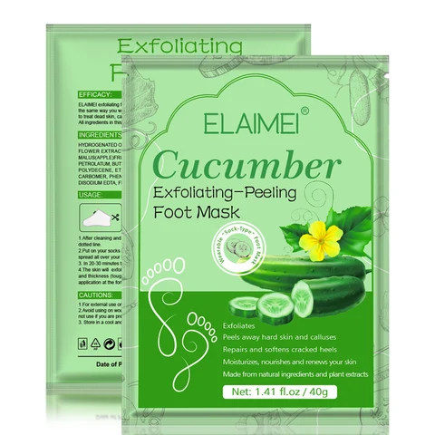 Feet Mask Sock Peeling Moisturizing Exfoliating Sock Foot Patch Pedicure Care Feet Dead Skin Removal Skin Care